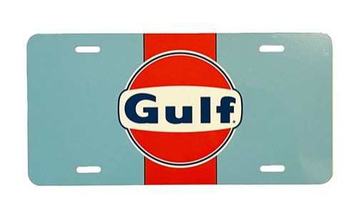 Gulf Racing - Nummernschild