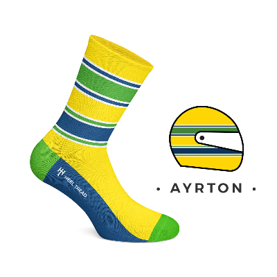 Ayrton Senna Socks Heel Tread Canada - GaragePassions.ca