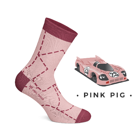 Pink Pig Heel Tread Socks Canada - GaragePassions.ca